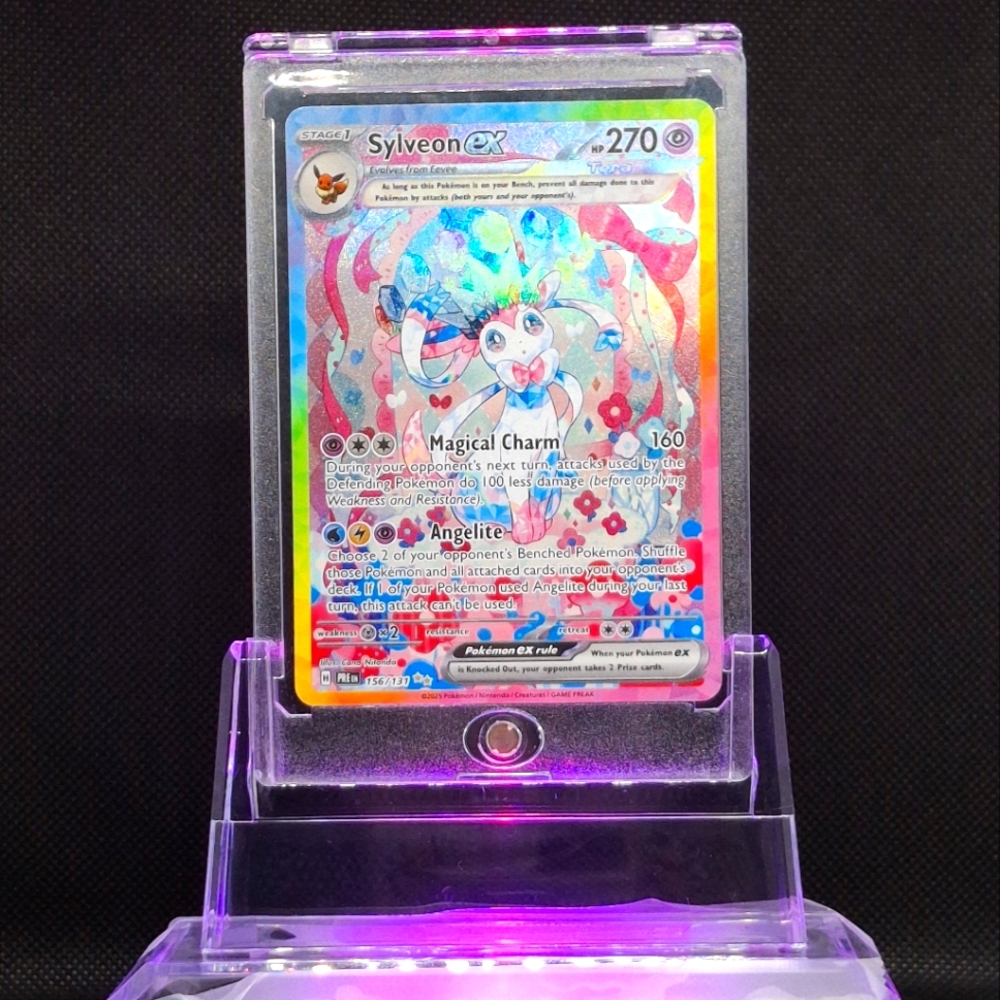 Sylveon ex SIR NM 156/131 SV: Prismatic Evolutions Pokemon Card Eeveelution NEW